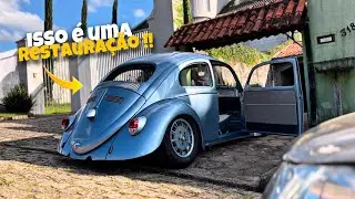J&Aacute; EST&Aacute; A 15 ANOS RESTAURANDO O FUSCA 1962 ! 😍