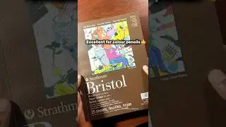 Bristol strathmore paper unboxing 💖 #shorts #unboxing #bristolpaper