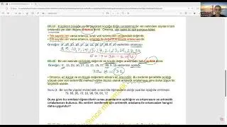 6. Sınıf: İstatistiksel Araştırma Süreci 2 ( Kök-Yaprak Gösterimi ve Merkezi Eğilim Ölçüleri) 