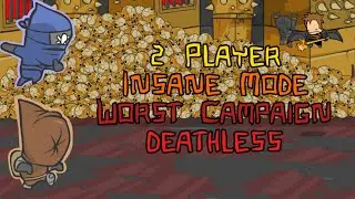 Castle Crashers: Worst Campaign - Insane Mode - 2 Player - DEATHLESS