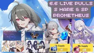Honkai Impact 3rd - VERSION 6.6 SEA LAUNCH AND LIVE GACHA PULLS | GOAL: 4/4 S HARE & SP PROMETHEUS