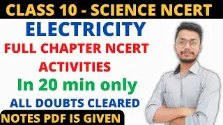 Electricity full Ncert Activities Solutions Class 10 Science cbse