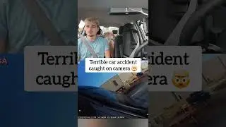 Terrible car accident caught on camera 😱 #dashcam  #carcrash  #caraccident #cars  #moai