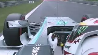F1 GP AUSTRIAN 2015 - Qualifying - Hamilton and Rosberg Mistake