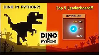 Python Chrome Dino Clone With Power-Ups + Leaderboard! 🦖🔥