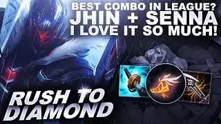 ЛУЧШАЯ КОМБИНАЦИЯ БОТОВ В ЛИГЕ? ДЖИН + СЕННА! &mdash; Rush to Diamond | League of Legends