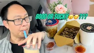 GRAND OPENING TRYING OUT BRAND NEW BOBA MILK TEA CAFE @ BOBA MEET UP IN SACRAMENTO CA!