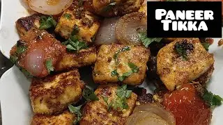 तवे पर तंदूरी पनीर टिक्का – Easy Paneer Tikka Recipe Without Oven#PaneerTikka#TandooriPaneer