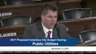 Proposed 2017 Columbus City Budget: Public Utilities