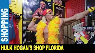 Hulk Hogan's Wrestling Shop in Clearwater Beach Florida Hulkamania memorabilia store | Jarek in USA