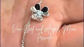 Unboxing Van Cleef and Arpels Mini Frivole Necklace in 18k White Gold