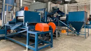 Multi-Functional Cracker Mill for Waste Tyre Recycling Plant