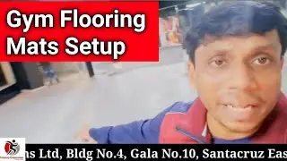 Gym Floor Mats ||Gym Flooring || Gym Flooring Ideas || Gym Flooring Installation@KuvakaFitness
