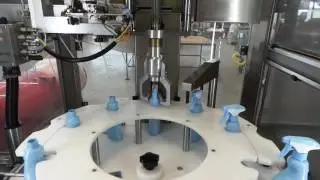Automatic rotary capping machine MIRAY 1 - Home care - Screw-on triggers