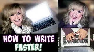 Trying to Write Faster for NaNoWriMo | #Preptober Writing Vlog