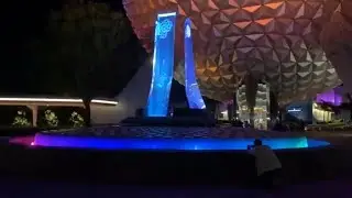 BRAND NEW EPCOT ENTRANCE FOUNTAIN, HARMONIUS BARGE, AND LIVING WITH THE LAND OVERLAY! | VLOG #189