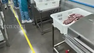 LSP760 vacuum skin packaging machine for beef steaks