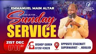EMMANUEL MAIN ALTAR  SUNDAY SERVICE || 21st DEC 2025