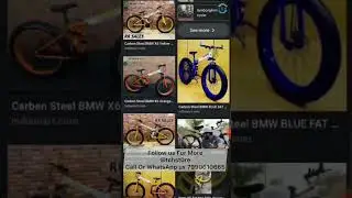BMW X6 Foldable Fat Tyre Imported Cycles | Fat Tyre Audi/BMW/Mercedes Bicycles For You ~ TCH Store