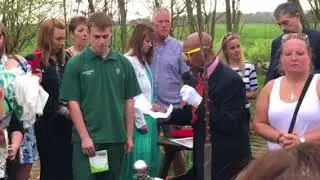 Memorial to Timmy Matley at Potters Resort 22.04.18