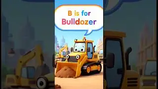 Learn ABC with Vehicles 🚒 Kids Shorts
