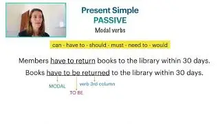 PASSIVE with MODALS | explicaci&oacute;n en espa&ntilde;ol
