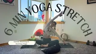 6 MIN YOGA STRETCH: Morning or Evening | Yoga With Muuchi
