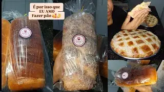 Encomenda de pães + Pizza fechada. A melhor massa do MUNDO!!!