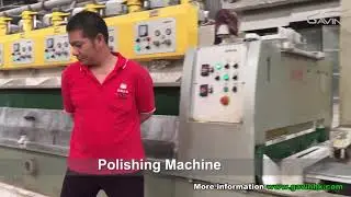 Ceramic tiles polishing process