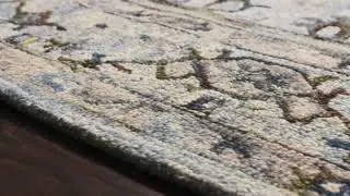 Beatty Rug in Light Blue & Blue by Loloi II