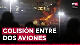 Japón: colisión entre dos aviones deja cinco desaparecidos