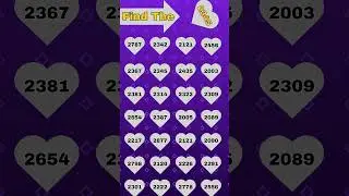 🤯 Hidden Number Challenge 👀 | 99% fail this eye test ⏱️| Can You Spot It Before Time Runs Out?