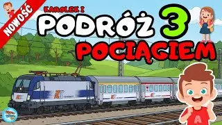 🚂 Karolek i Podróż Pociągiem cz.3 – Rodzaje POCIĄGÓW w Polsce | Bajka EDUKACYJNA dla Dzieci 🚄