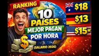 Ranking: Los 10 países que mejor pagan por hora a estudiantes internacionales (salario mínimo 2026)