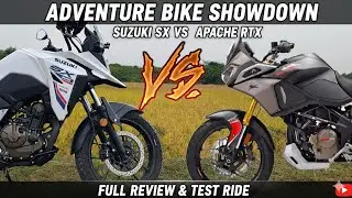 Reason why I choose suzuki vstrom sx over TVS apache RTX 300 || white colour 2025 model || 