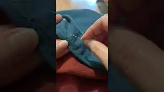 Securing the stitching of a hemline