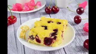 Summer cherry pie. Video home recipe