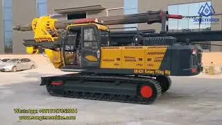 The rotary drilling rig factory specializes in producing injection pile rotary drilling rigs