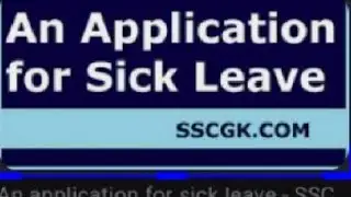application for sick leave.application for paper pattern. beat application method . for board paper