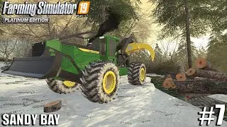 Winter Logging | Sandy Bay | Farming Simulator 19 | Episode 7