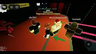 Squid game glass bridge in roblox (part 2)