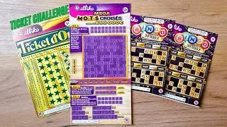 Grattage du 8 d&eacute;cembre. La FDJ a un genou &agrave; terre 💪🏻🥷🏻🤣 + Ticket Challenge 🎫🤞🏻🍀🤸🏻&zwj;♂️🥳