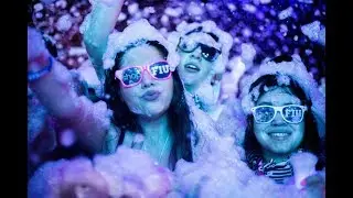 FOAM PARTY AT FIU'S SUMMERFEST 2017 FESTIVAL SOUND, LIGHTING AND SPECIAL EFFECTS BY LIGHT F/X PROS