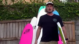 Ben Gravy and the Wave Bandit Shockwave bodyboard