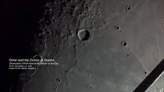 Orion's Moonlit Flight: A Historic Lunar Return #NASA #Orion #Moon