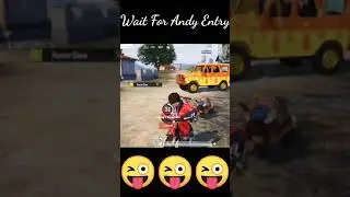 Wait For Andy Entry😂 PUBG Funny Video #Shorts