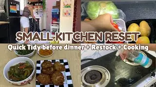 Quick Kitchen Reset: cleaning motivation, restock from wet market 🐟🍗🦐 cooking easy dinner dishes 🤤 