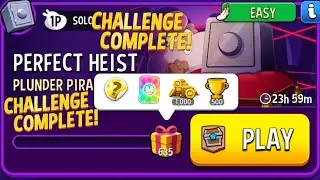 Plunder Pirates / Easy / Solo Challenge Perfect Heist | Match Masters