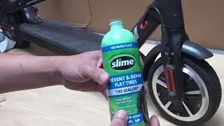 Fix a flat tire on Swagtron Swagger 5 (Xiaomi M365) with Slime tire sealant