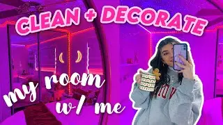 clean + decorate my room with me! *winter edition*